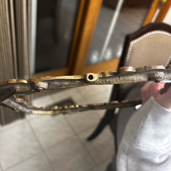 Antique gilded bronze Ornate frame piece - Picture 9 of 15